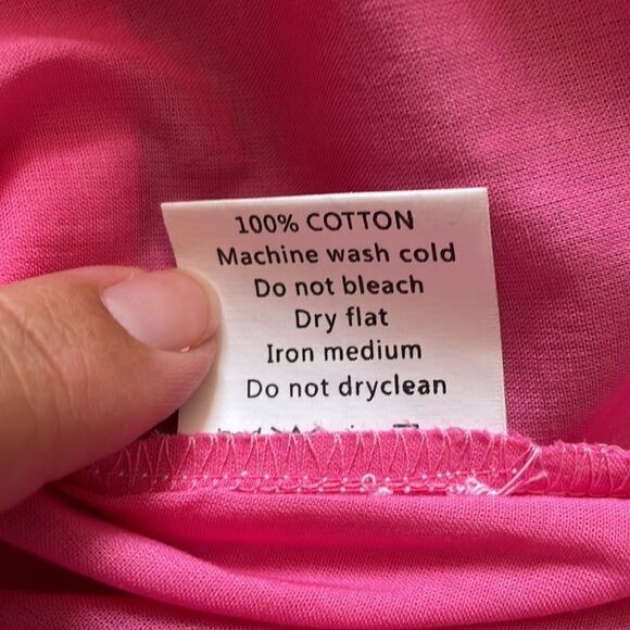 Mud Pie Hot Pink and Orange Nora Crochet Tunic - Picture 5 of 6